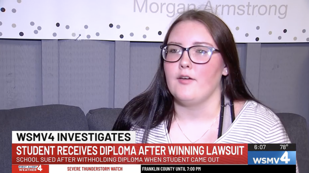 Tennessee Student Suspended for Coming Out Wins $10,000 in Settlement